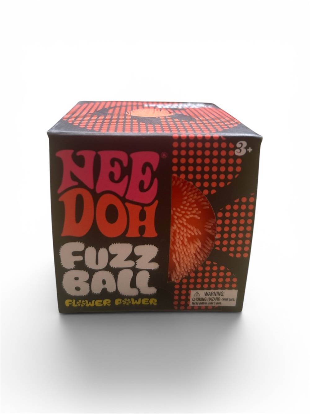 NeeDoh Fuzz Ball - Orange Sensory Toy